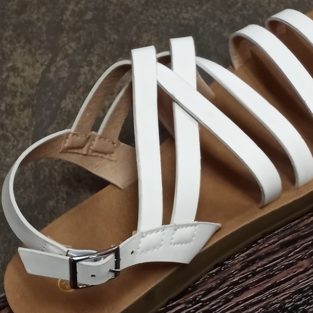 Comfortable Walking Sandals White - Picture 4 of 5
